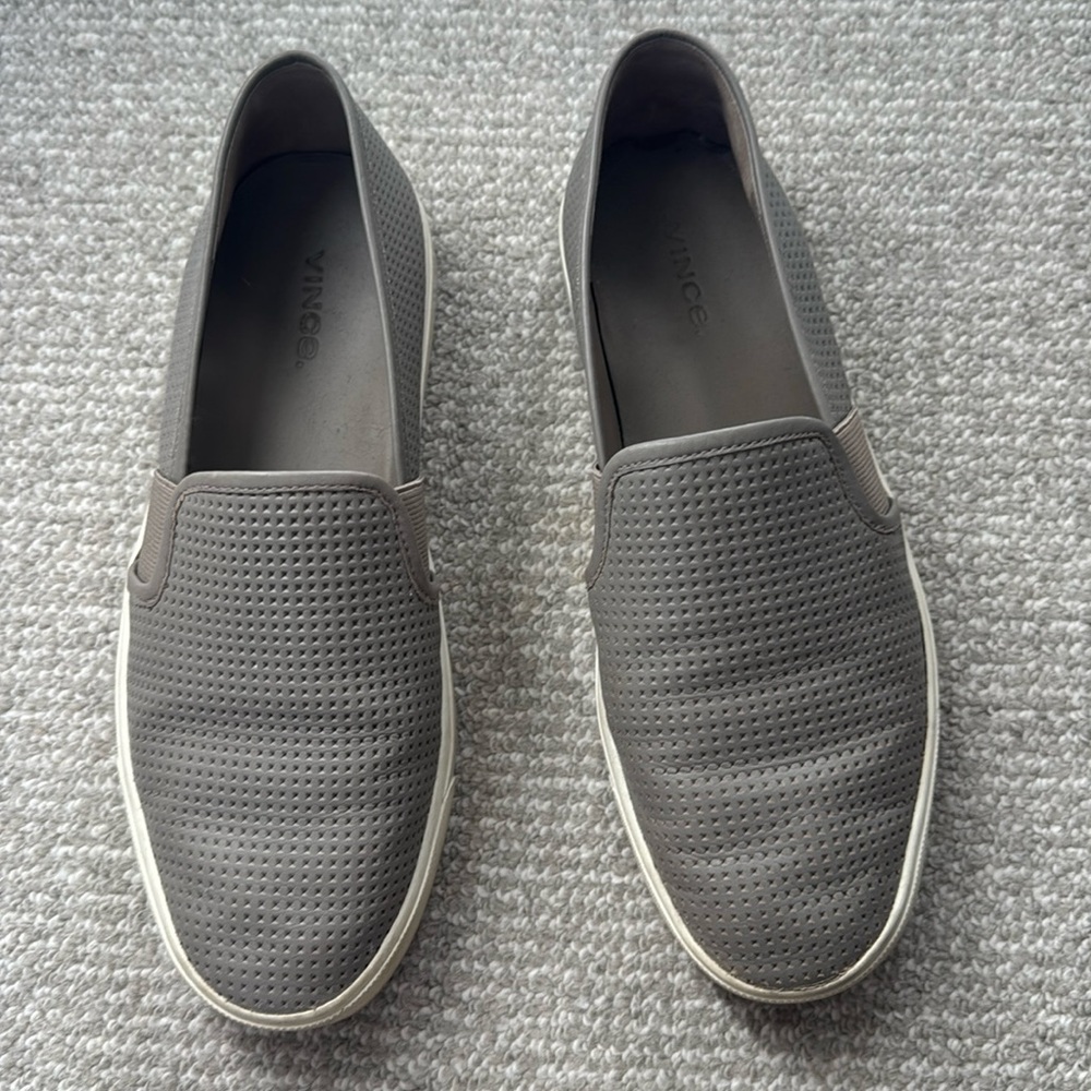 Vince leather blair slip on sneaker